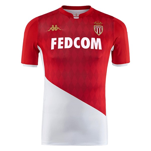 Tailandia Camiseta AS Monaco Primera equipo 2019-20 Rojo Blanco